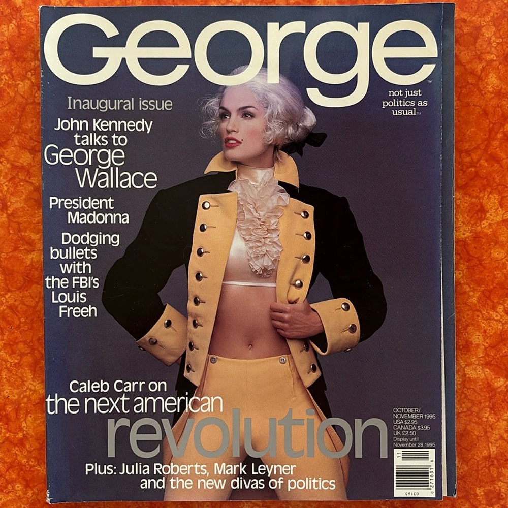 GEORGE Inaugural Issue 1995 “not just politics as usual” magazine Oct/Nov